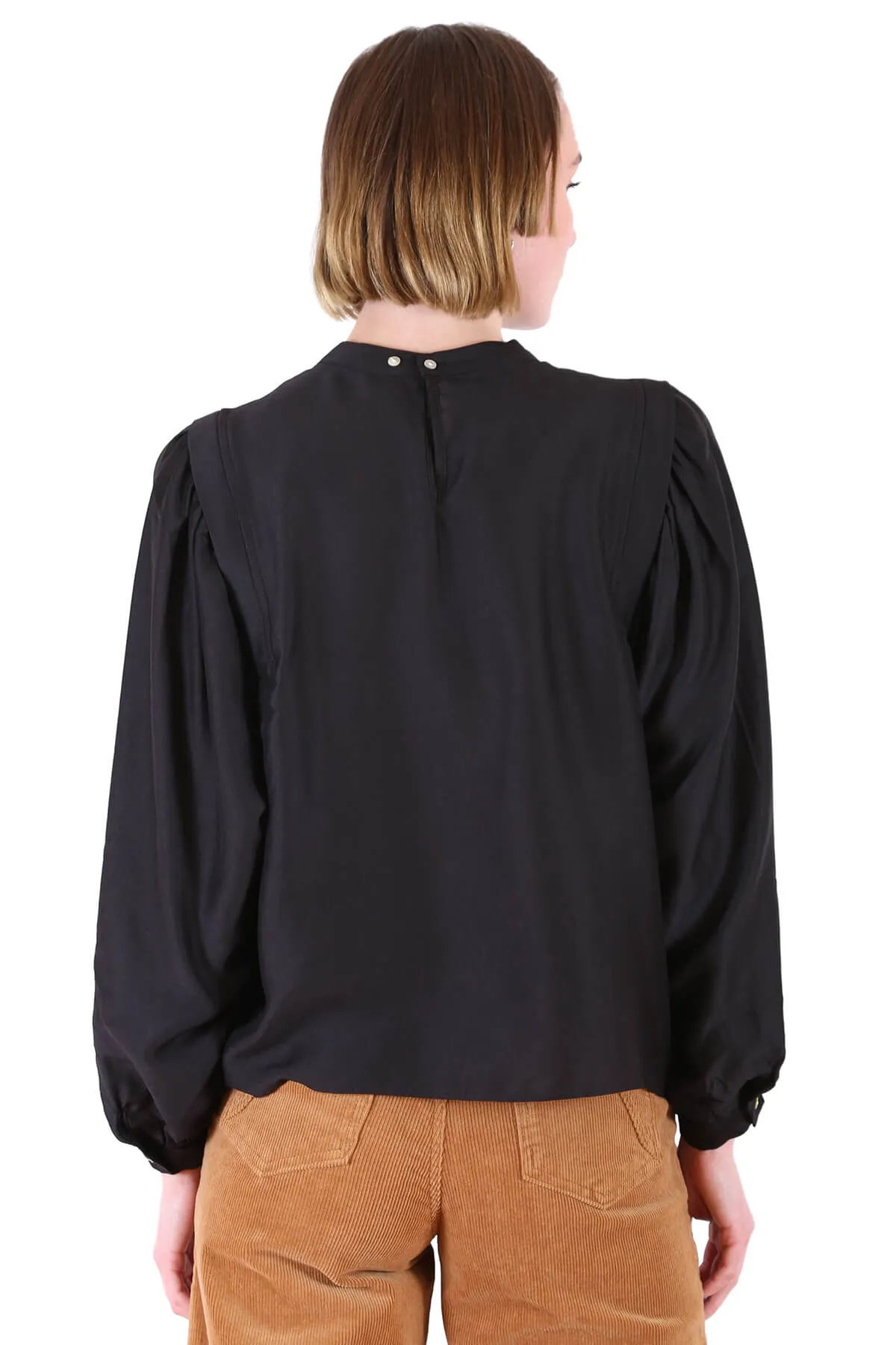 Moonstone Blouse Black in Modal