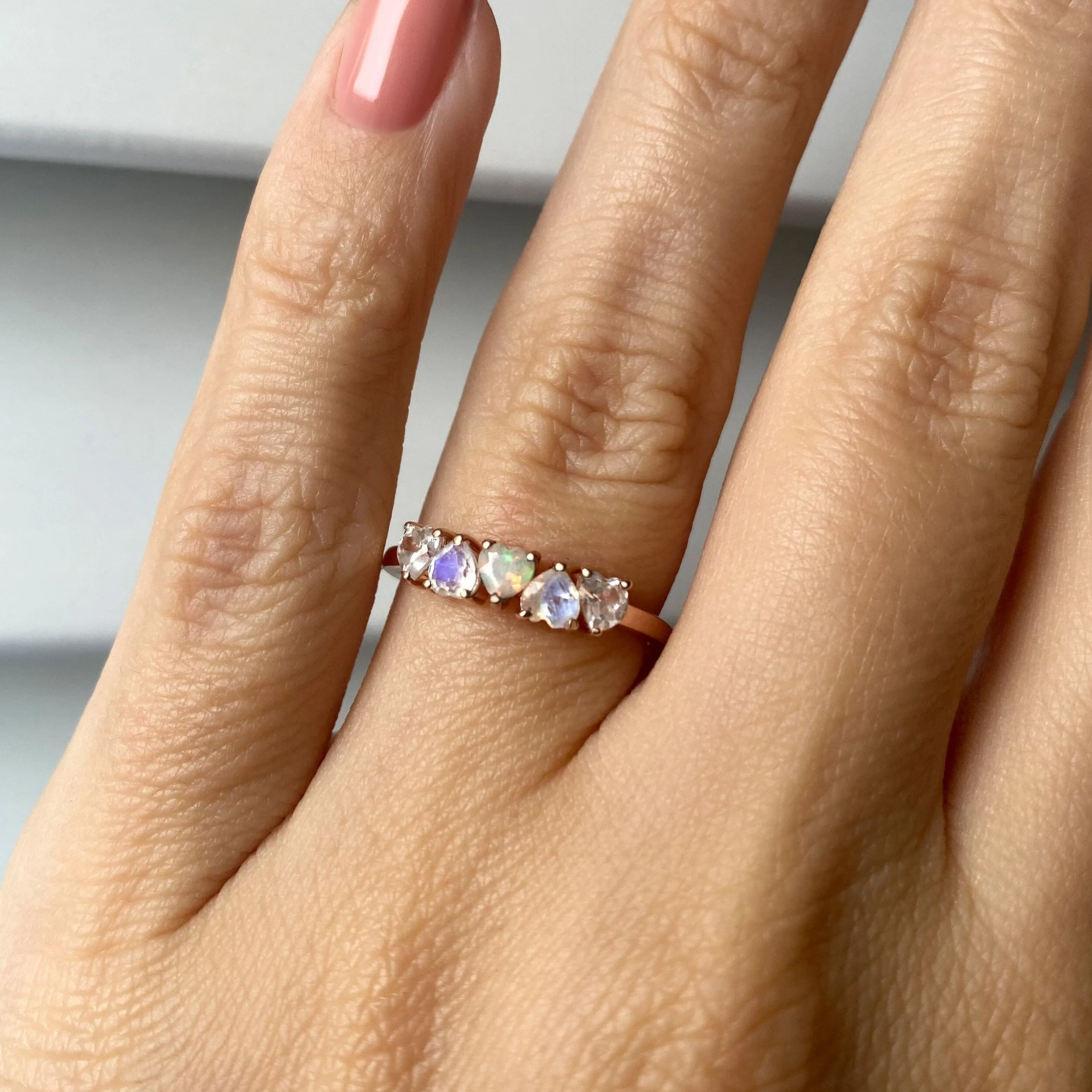 Moonstone Opal Ring - Crush On You