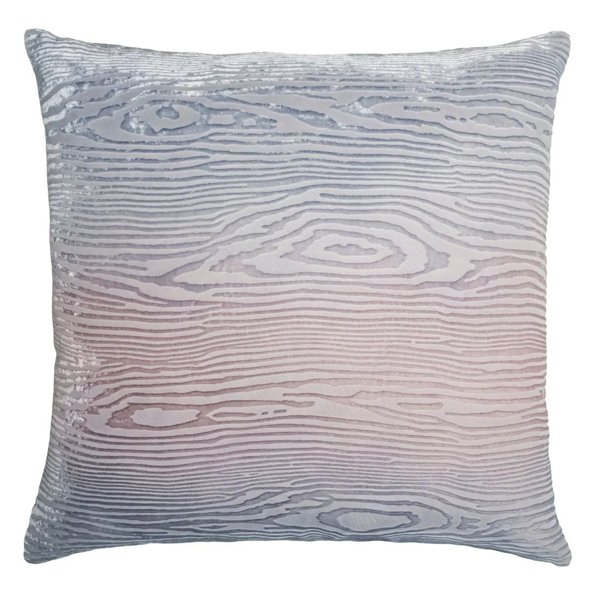 Moonstone Woodgrain Velvet Pillow by Kevin O'Brien Studio