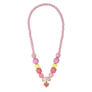 My Lovely Pink Heart Necklace