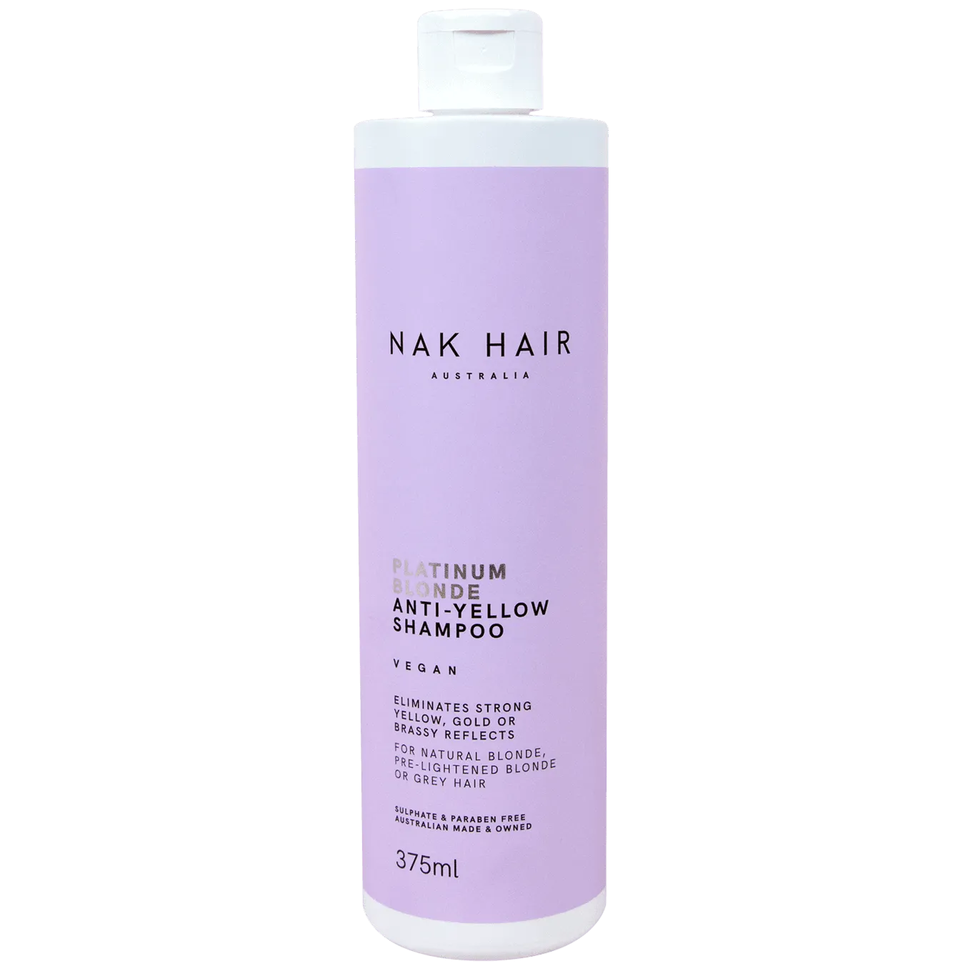 Nak Hair Platinum Blonde Shampoo - 375ml