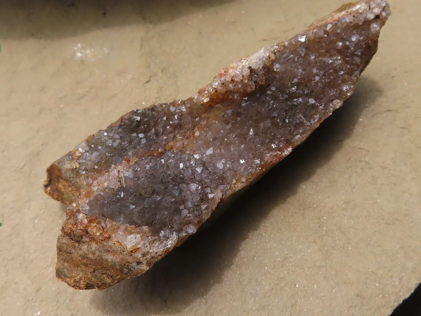 Natural Amethyst In Basalt Geode Specimens x 12 From Zululand, South Africa