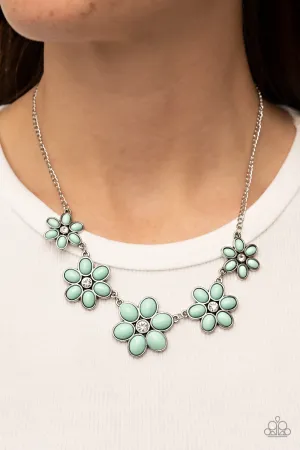 Necklace Prairie Party - Green N2055