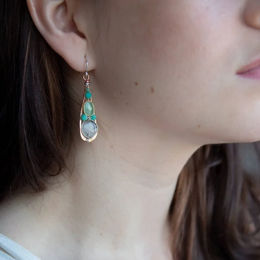 Ocean Ice Earrings