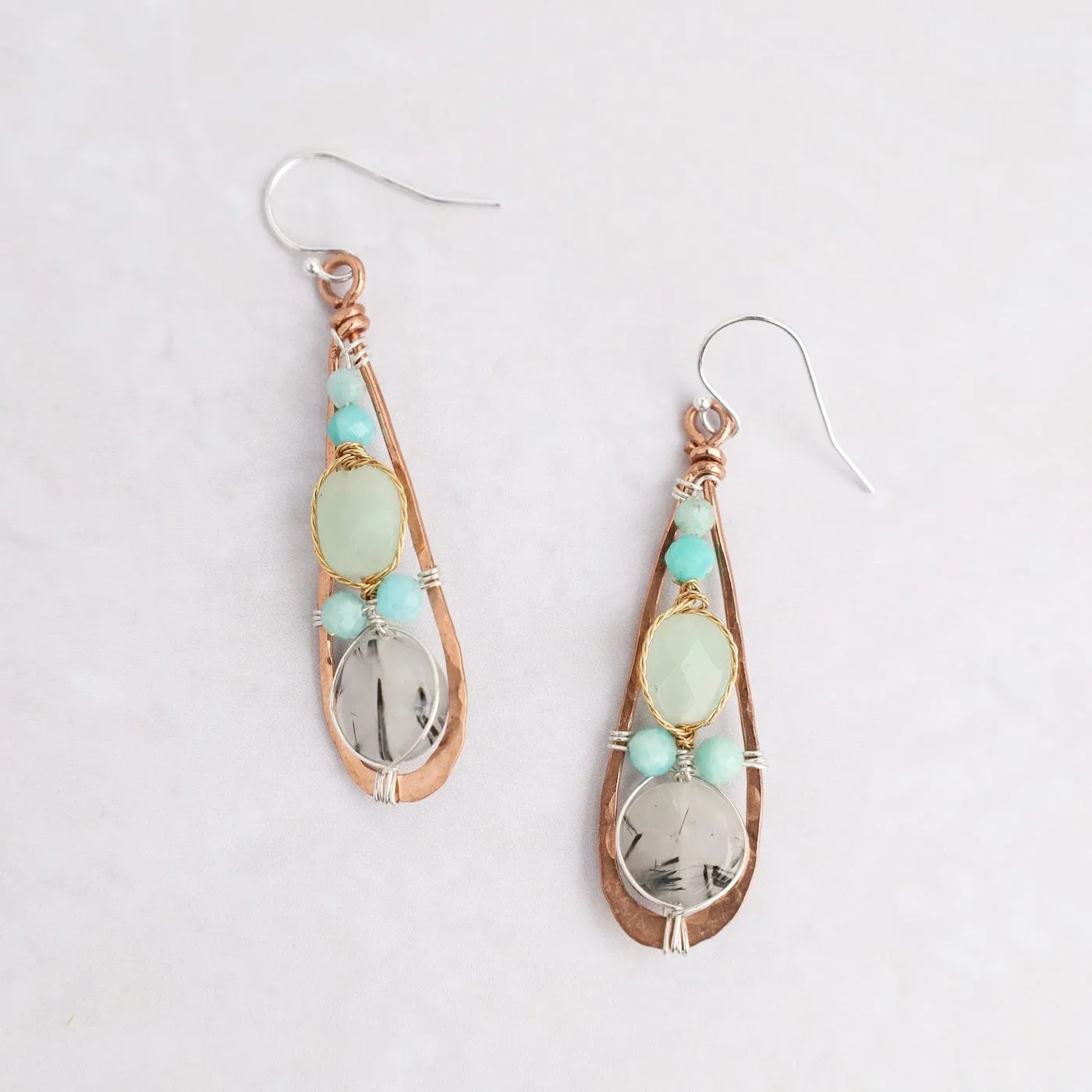 Ocean Ice Earrings