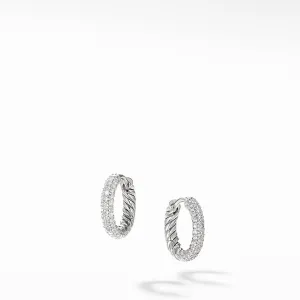 Petite Pave Earrings with Diamonds