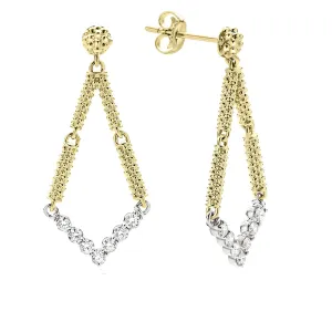 Petite Superfine Diamond Drop Earrings