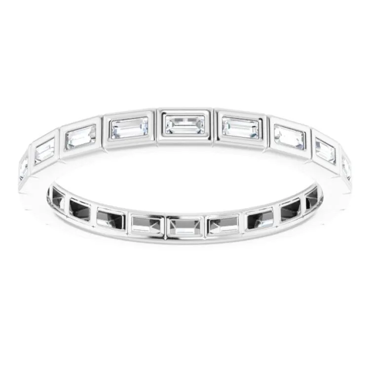 Platinum 1/4 CTW Diamond Eternity Band