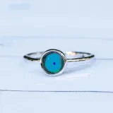 PURA VIDA MOOD RING SILVER