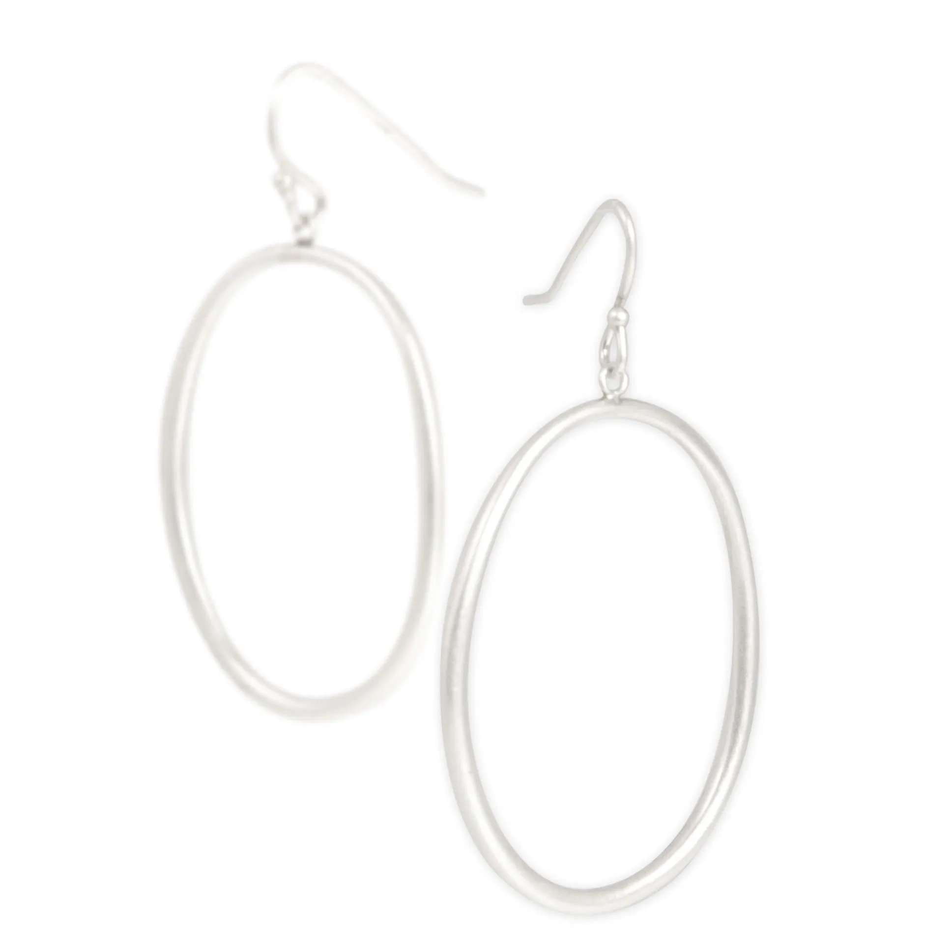 "o" drop earrings