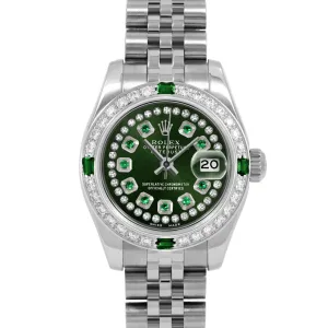 Rolex Datejust 26mm | 179174-GRN-STRE-4EMD-JBL