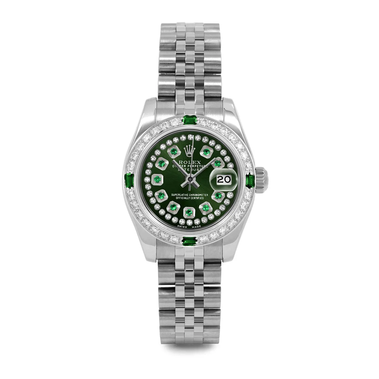 Rolex Datejust 26mm | 179174-GRN-STRE-4EMD-JBL