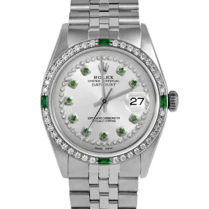 Rolex Datejust 36mm | 1601-SS-SLV-STRE-4EMD-JBL