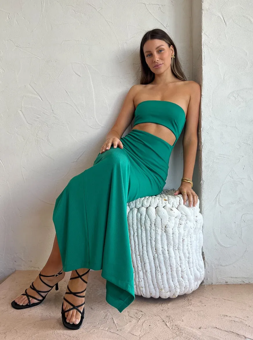 Rumer Lotte Maxi Dress in Green