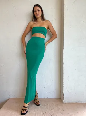 Rumer Lotte Maxi Dress in Green