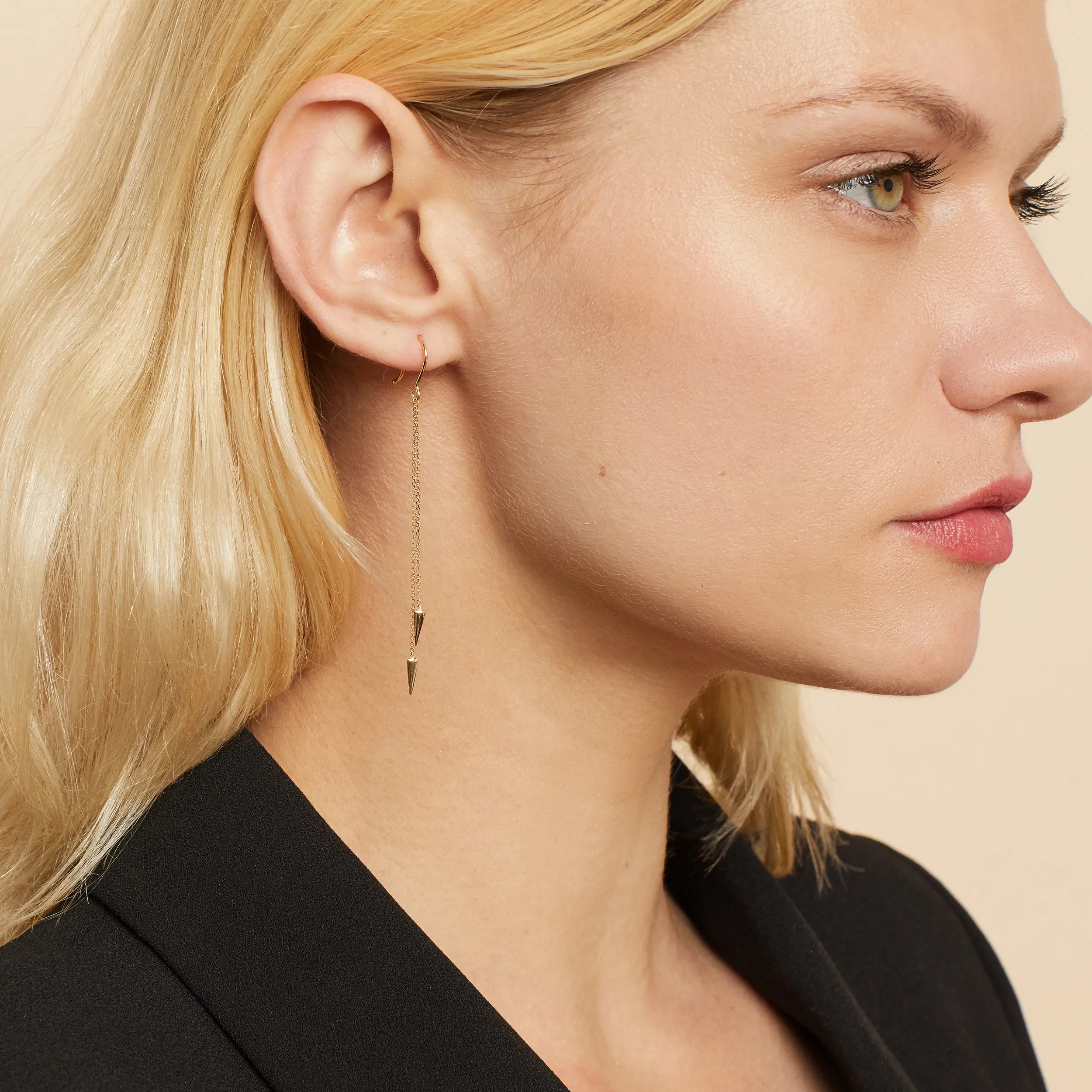 Sharp Dresser Drop Earrings