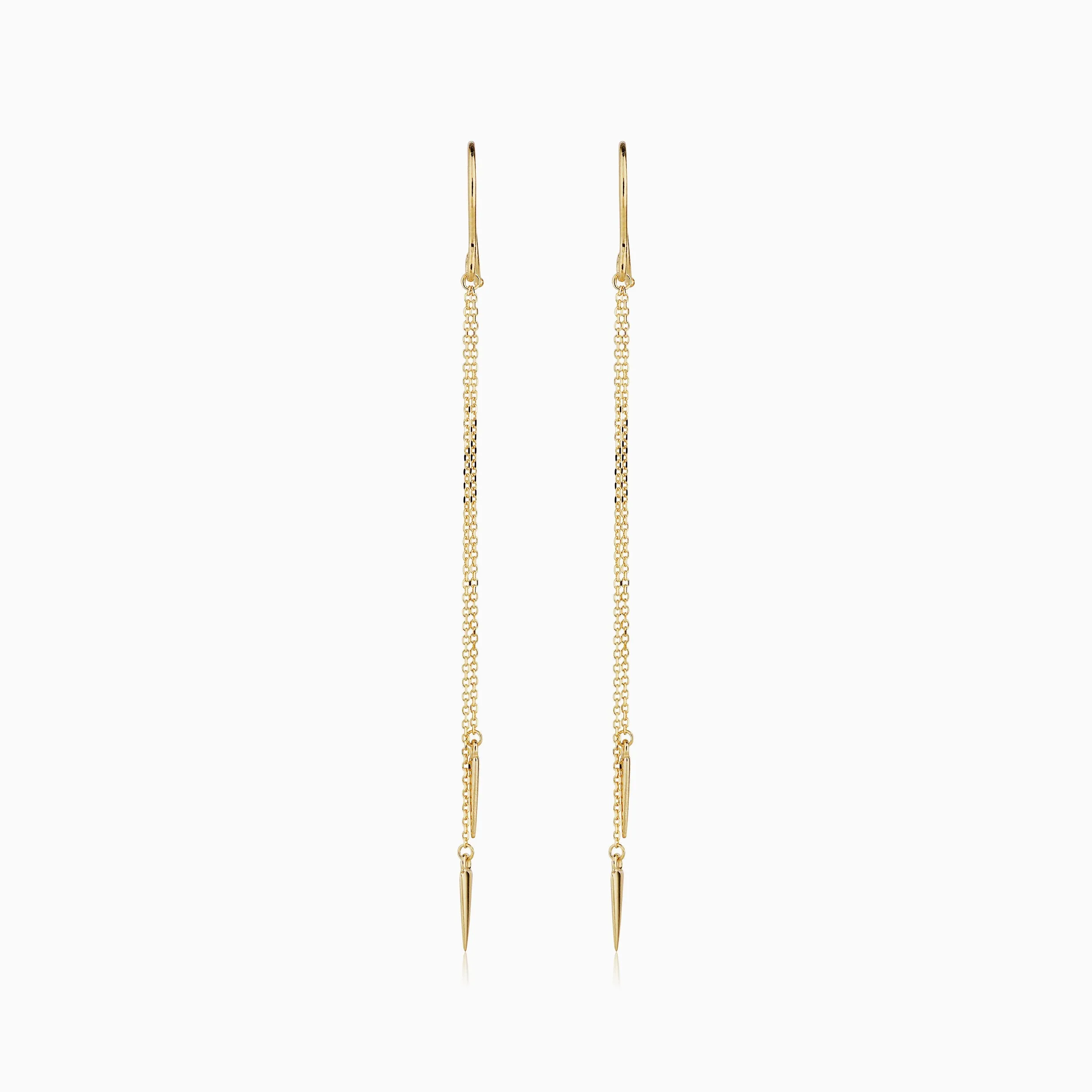 Sharp Dresser Drop Earrings