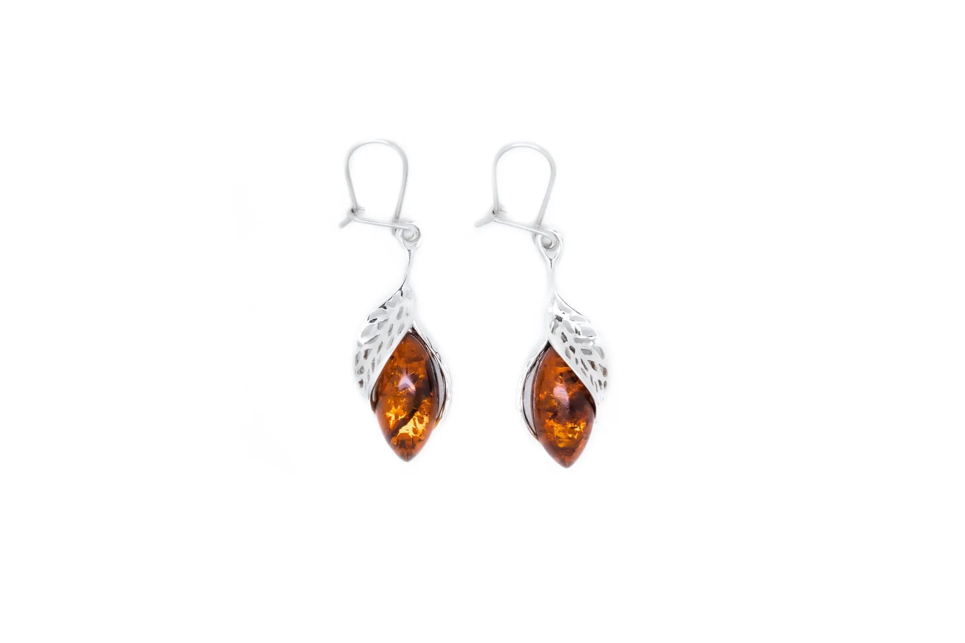 Shop the Gorgeous Fancy Top Cognac Amber Earrings for a Touch of Elegance