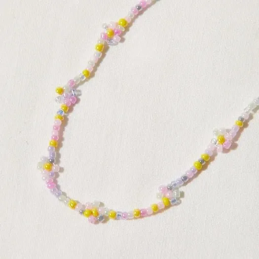 Sisaret Daisy Chain Necklace (Rainbow or Pastel)