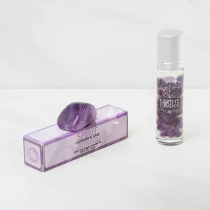 Spirit Organic Roll-On Perfume and Amethyst Crystal