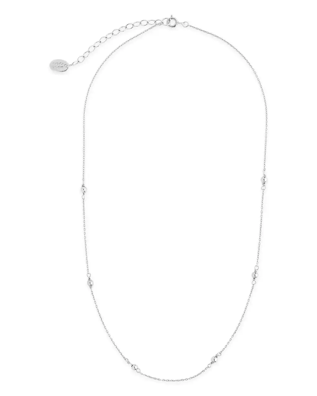 Sterling Silver Beaded Necklace