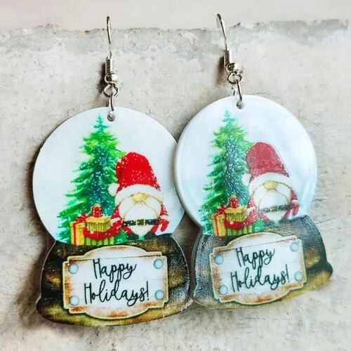 TEEK - Christmas Themed Dangle Earrings