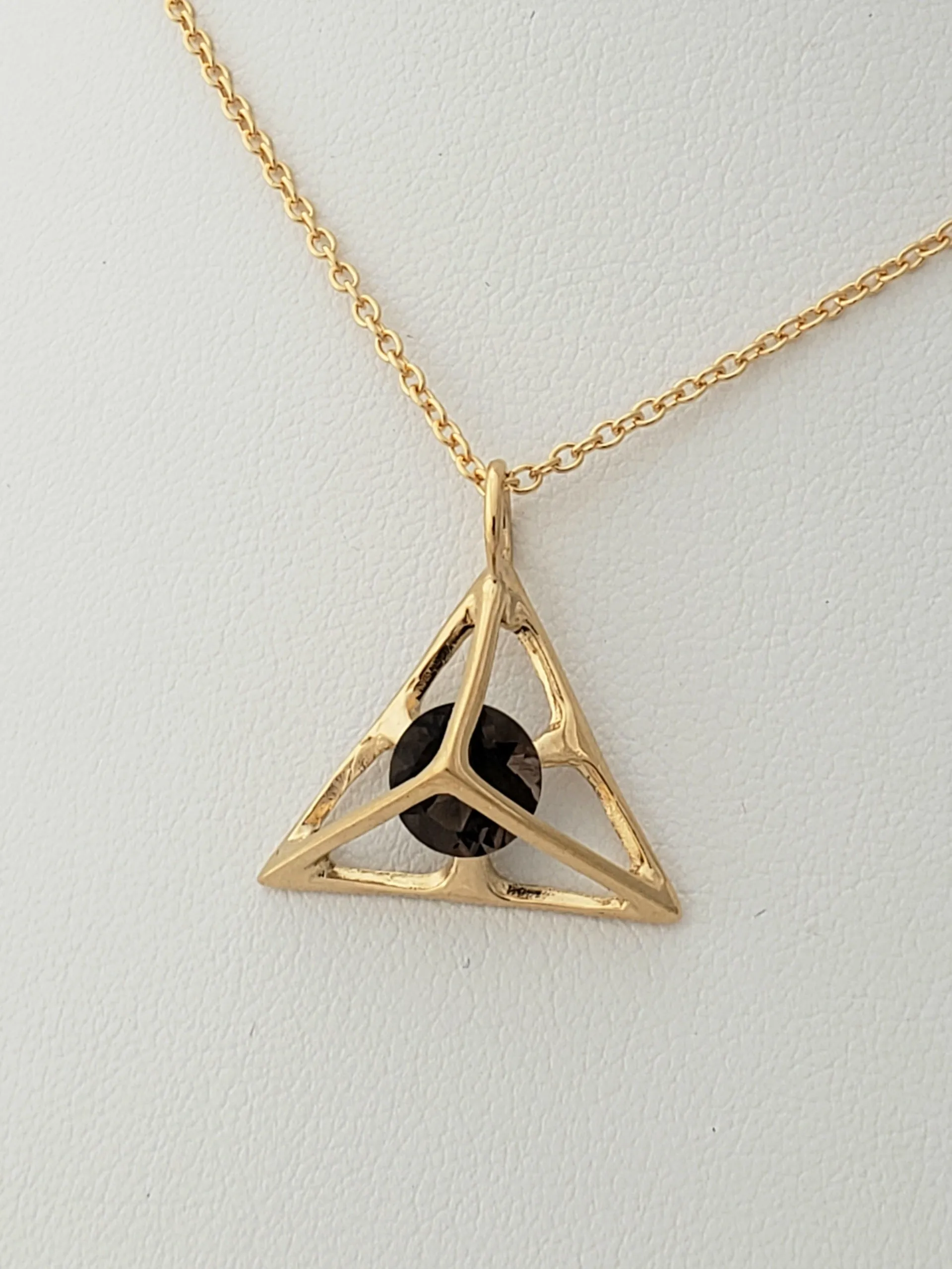 Tetrahedron Pendant (Various Colors)