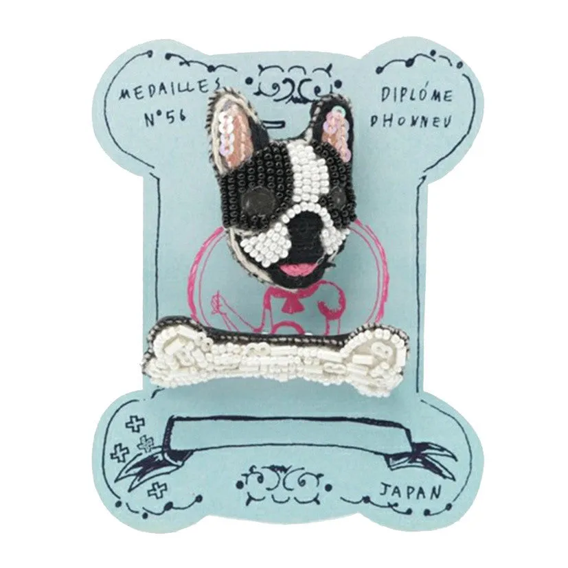 TM - MBC1767 Brooch dog & Bone