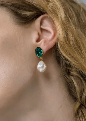 Tunis Earrings Emerald