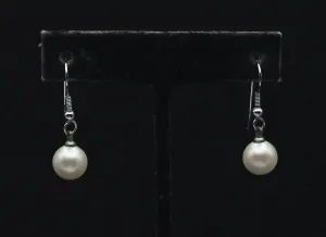 Vintage Faux Pearl Dangle Earrings