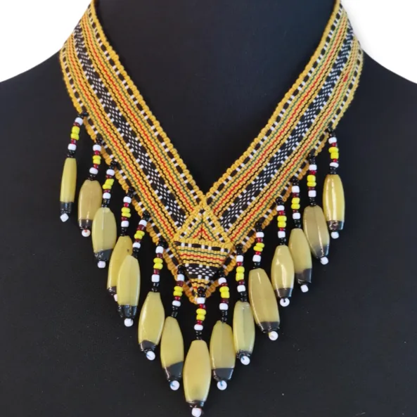 VMWN3 - Kalinga Necklace - Yellow