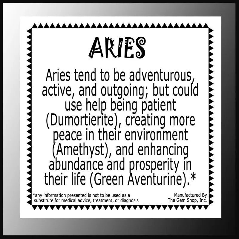 Zodiac Stones - Aries